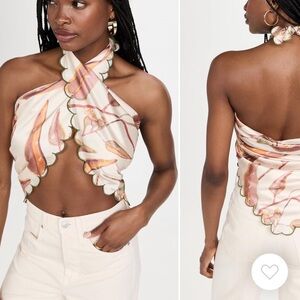 Andrea Iyamah Skalo Scarf Top